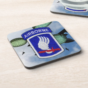 Army 173rd ABN ABCT Sky Soldiers Veterans Coaster