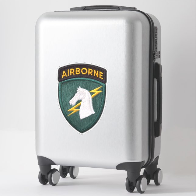 Army 1st Special Ops Delta Force Contour Sticker (Suitcase)