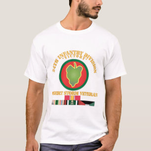 Army - 24th Infantry Division - Desert Storm Veter T-Shirt