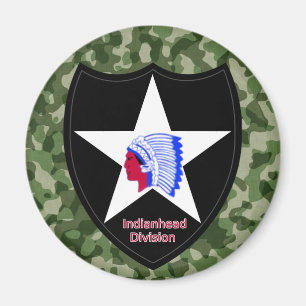 Army 2nd Infantry Division Magnet