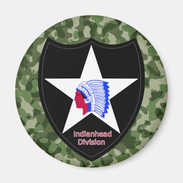 Army 2nd Infantry Division Magnet (Front)