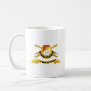 Army - 316th Cavalry Brigade - DUI w Br - Ribbon Coffee Mug