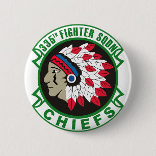 Army 335th Fighter Squadron Insignia 6 Cm Round Badge