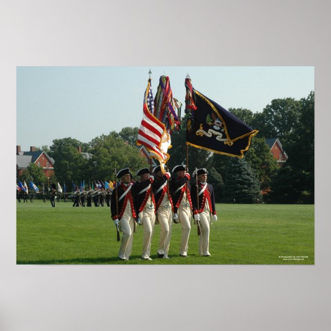  Army 3d Infantry - The Continental Colour Guard Poster (Front)