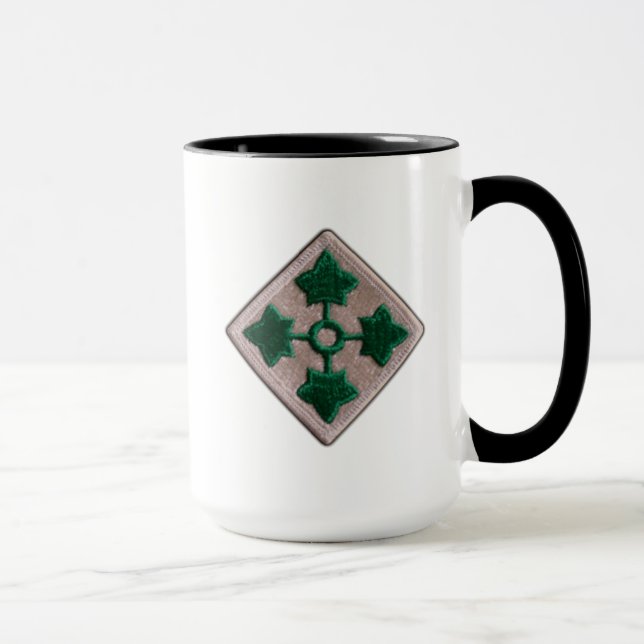 Army 4th INF DIV  Infantry Division veterans vets Mug (Right)