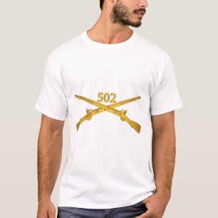 Army - 502nd Infantry Regt - Infantry Br wo Txt T-Shirt