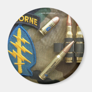 army 5th green berets special forces nam magnets