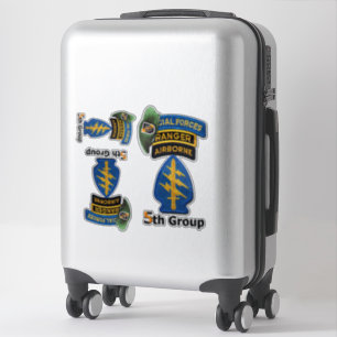 Army 5th Special Forces Group SFG contour stickers