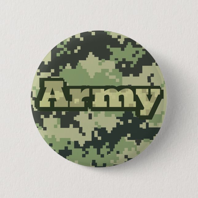 Army 6 Cm Round Badge (Front)
