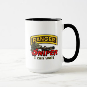 Army 75th Ranger Regiment Recon LRRP LURPS Sniper Mug
