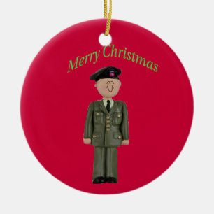 Army 82nd Airborne Division Ceramic Tree Decoration
