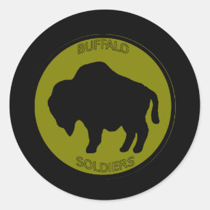 Army 92nd Infantry Division Classic Round Sticker