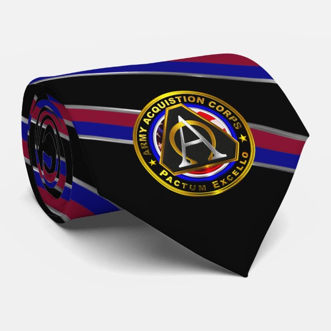 Army Acquisition Corps   Tie (Rolled)