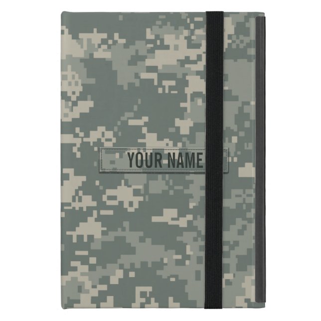 Army ACU Camouflage Customisable Cover For iPad Mini (Front Closed)
