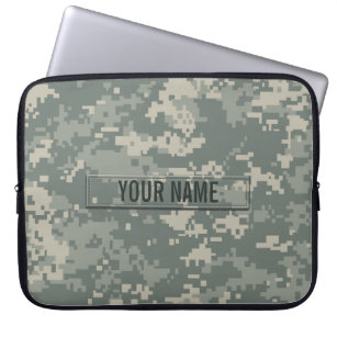 Army ACU Camouflage Customisable Laptop Sleeve