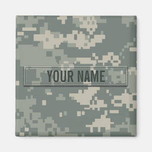 Army ACU Camouflage Customisable Magnet