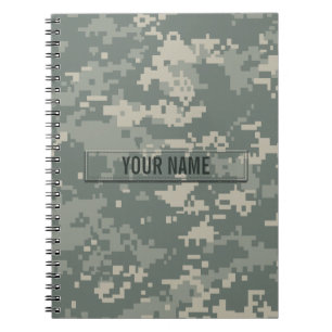 Army ACU Camouflage Customisable Notebook