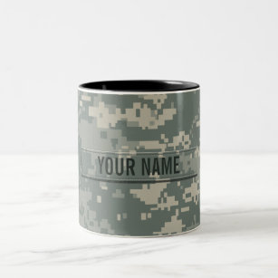 Army ACU Camouflage Customisable Two-Tone Coffee Mug