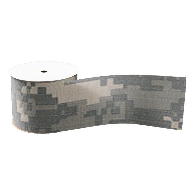 ARMY ACU Digital Camo Camouflage 3" Ribbon Spool Grosgrain Ribbon (Spool)