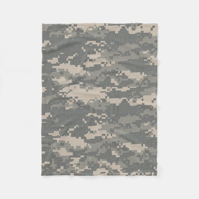 ARMY ACU Digital Camo Camouflage Fleece Blanket (Front)