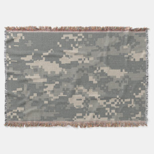 ARMY ACU Digital Camo Camouflage Throw Blanket