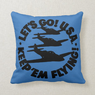 Army Air Corps Poster, 1941 Cushion