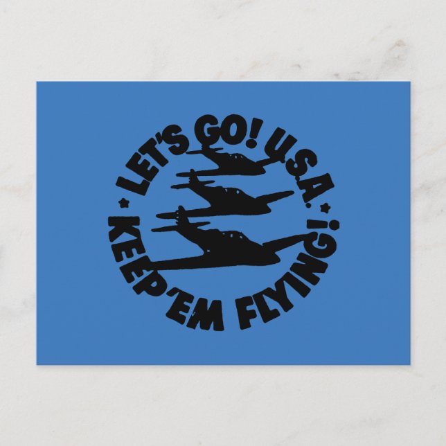 Army Air Corps Poster, 1941 Postcard (Front)