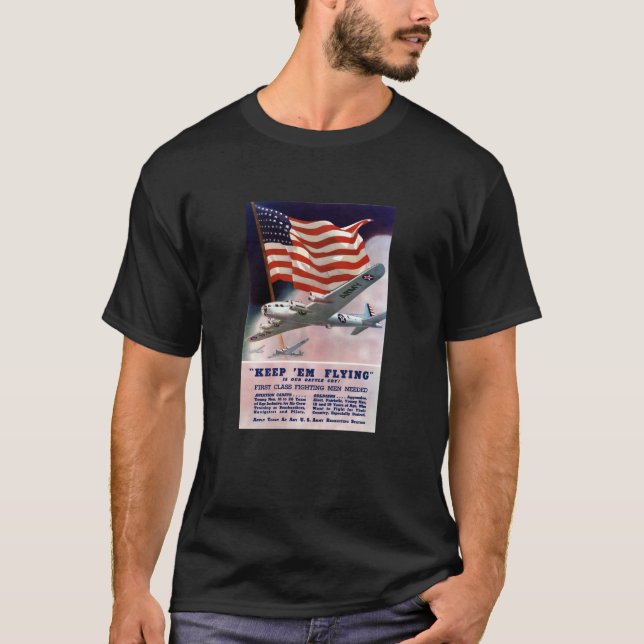Army Air Corps Recruiting Poster T-Shirt (Front)