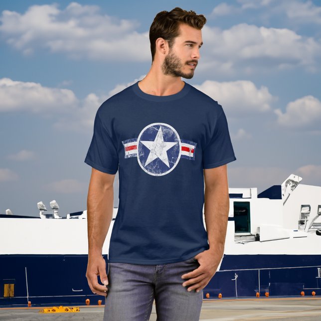Army Air Corps Vintage Star Patriotic T-Shirt