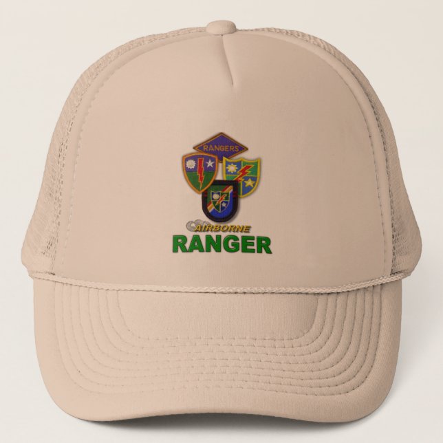 army airborne ranger veterans fort benning hat (Front)