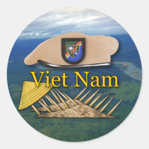 army airborne ranger veterans vietnam Sticker