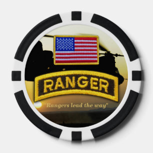 army airborne rangers nam poker chips
