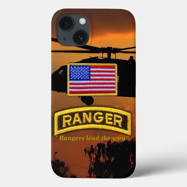 Army airborne rangers veterans vets tab Case-Mate iPhone case (Back)