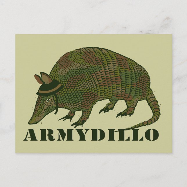 Army Armadillo Item Postcard (Front)