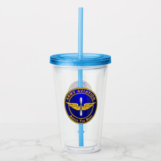 Army Aviation Acrylic Tumbler (Front)