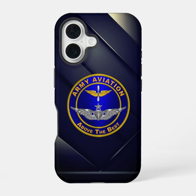 Army Aviation iPhone 16 Case (Back)