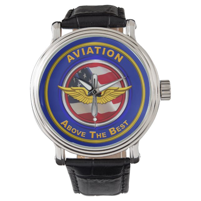 Army Aviation Veteran  Watch (Front)