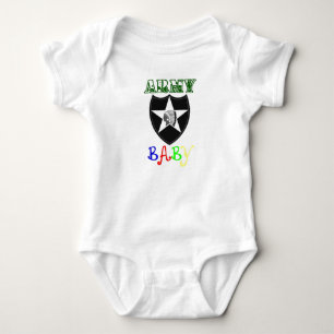 Army Baby 2nd ID Patch Bodysuit