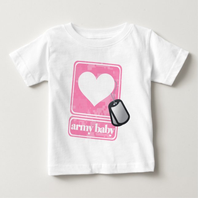 Army Baby (girl) T-Shirt (Front)