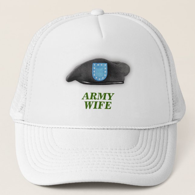 army  beret flash veterans vets son war Hat (Front)