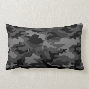 Army Black Camo Camouflage #2 Pillow Pillows