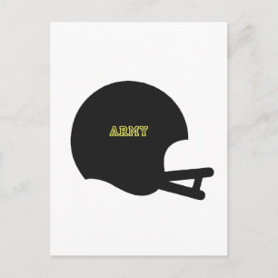 Army Black Knights Vintage Football Helmet Logo Postcard