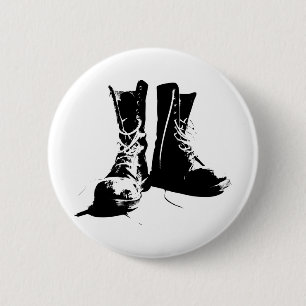 Army Boots 6 Cm Round Badge