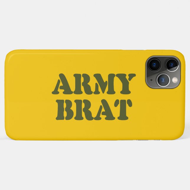 ARMY BRAT Case-Mate iPhone CASE (Back (Horizontal))