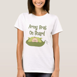 Army Brat On Board (Caucasian) T-Shirt