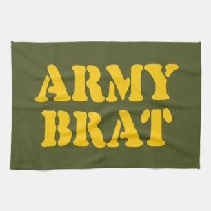 ARMY BRAT TEA TOWEL