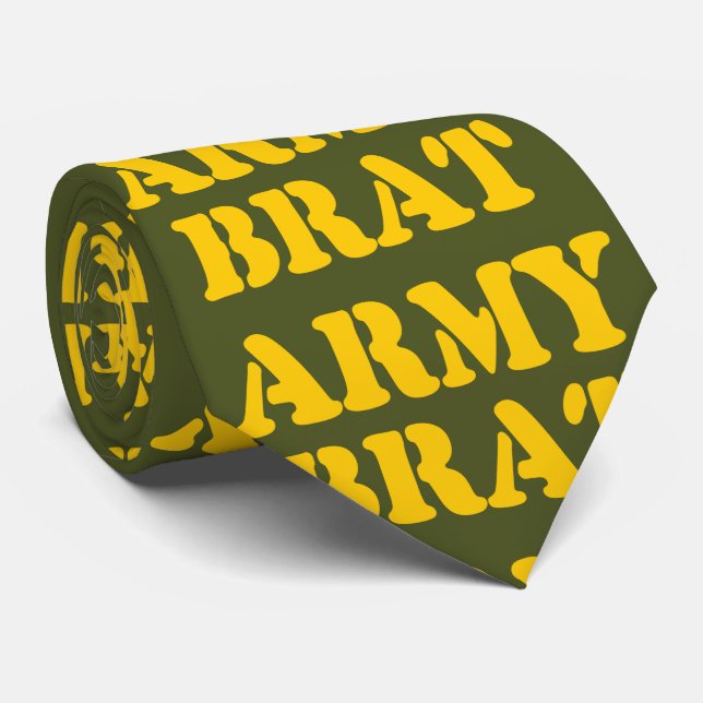 ARMY BRAT TIE (Rolled)