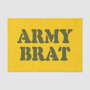 ARMY BRAT TISSUE PAPER
