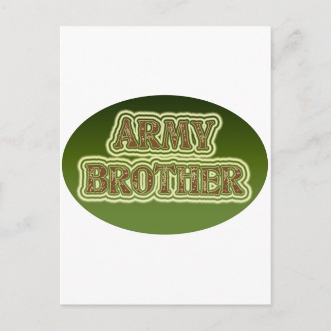 Army Brother Postcard (Front)