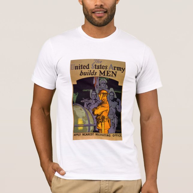 Army builds MEN T-Shirt (Front)